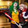 Harley Quinn and Fem Joker  cosplay