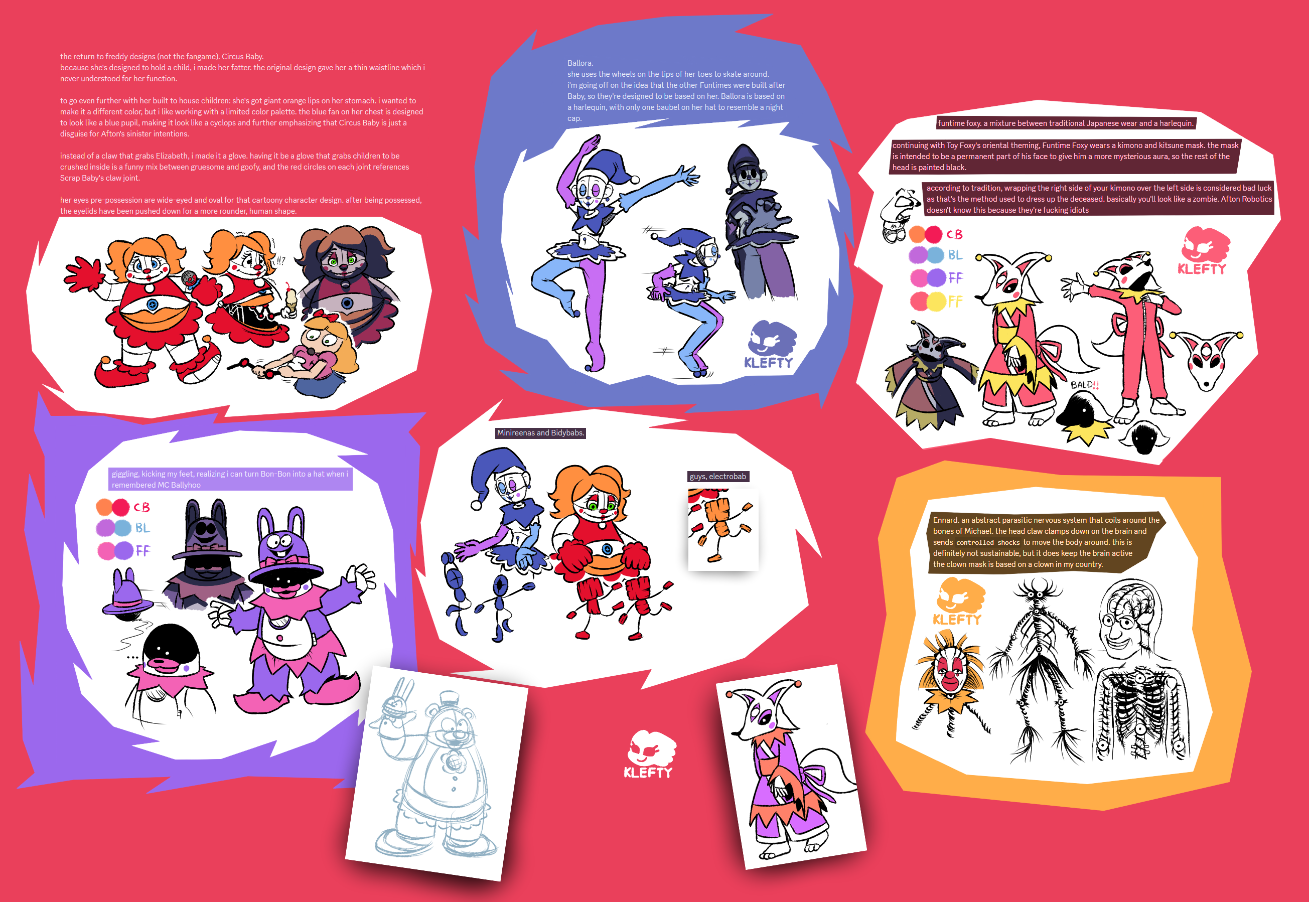 FNaF:SL Designs by klunsgod on DeviantArt