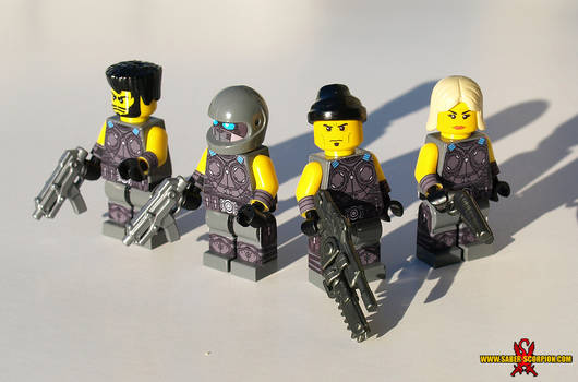 Gears of War 3 LEGO Minifigs