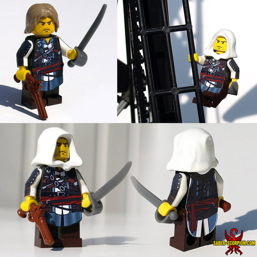 Edward Kenway LEGO Minifig by Saber-Scorpion on DeviantArt