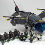 LEGO Fallout: Vertibird and Enclave Soldiers