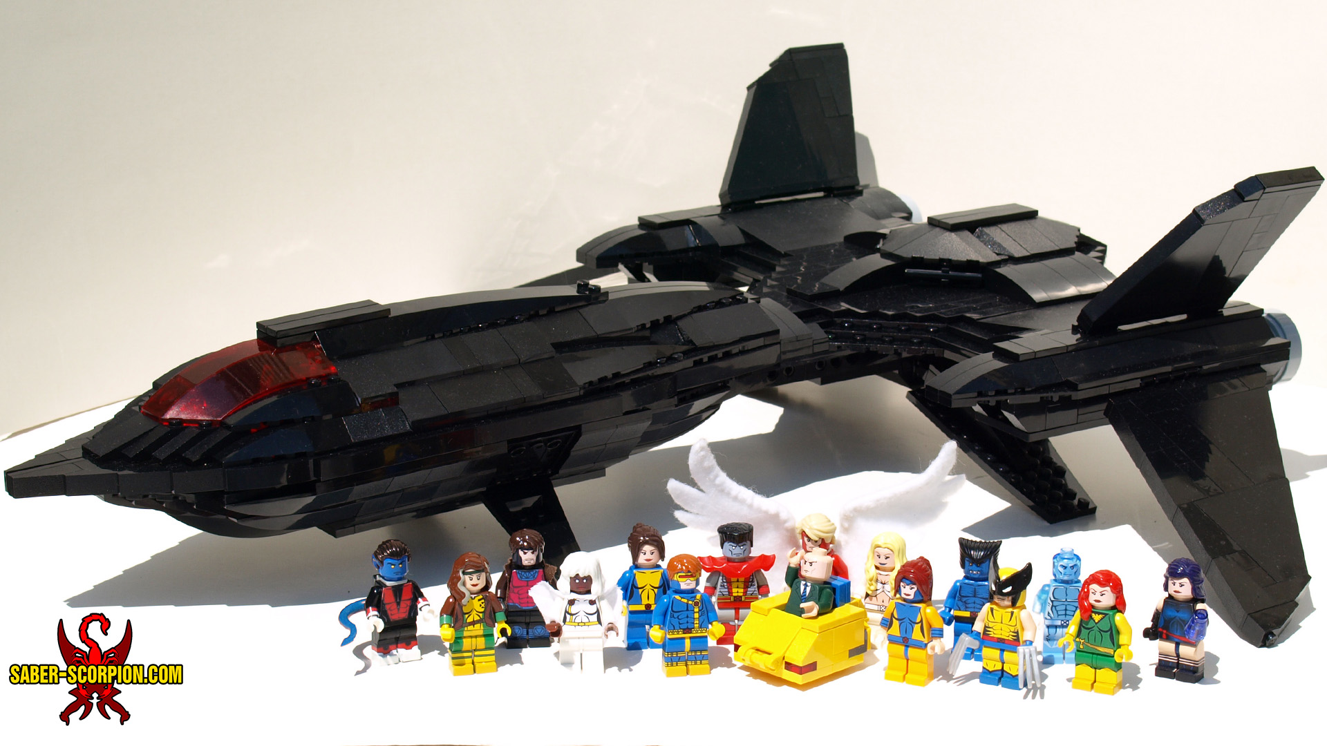 Custom LEGO X-Men and Blackbird