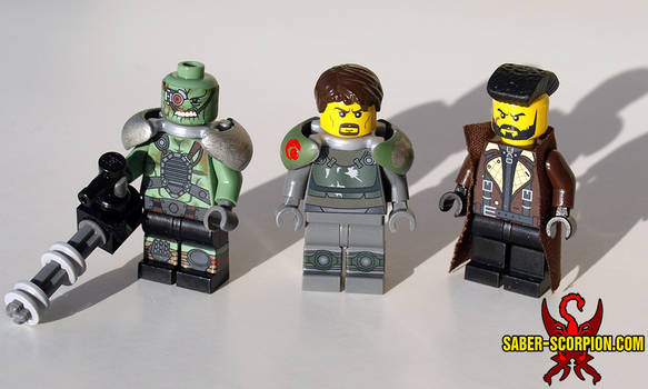 LEGO Fallout: Elder Maxson, Rhombus, Lou Tenant