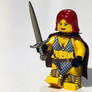 Custom LEGO Red Sonja Minifig