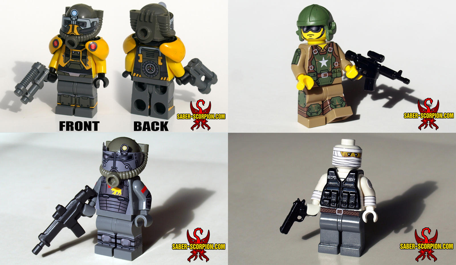 More Post-Apoc Fallout LEGO Minifigs by Saber-Scorpion on DeviantArt