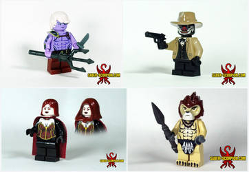 Commissioned Minifigs for Comic Book Kickstarters
