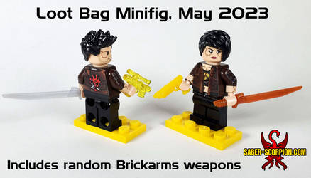 Patreon Loot Bag Minifig, May 2023
