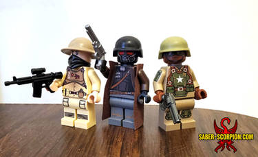 Custom Printed Minifigs: Post-Apoc Soldiers