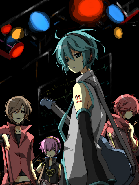 Mikuo, akaito, Luki y Meito