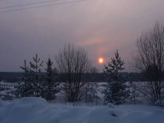 Spring in Chukhloma (Russia)