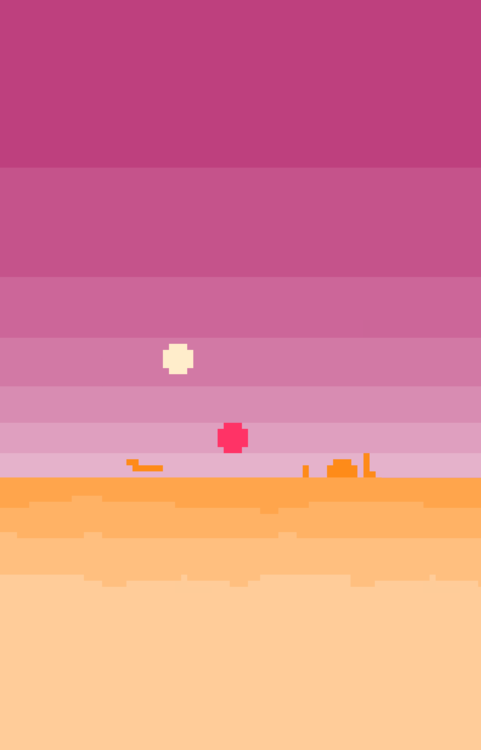 Tatooine Binary Pixel Sunset