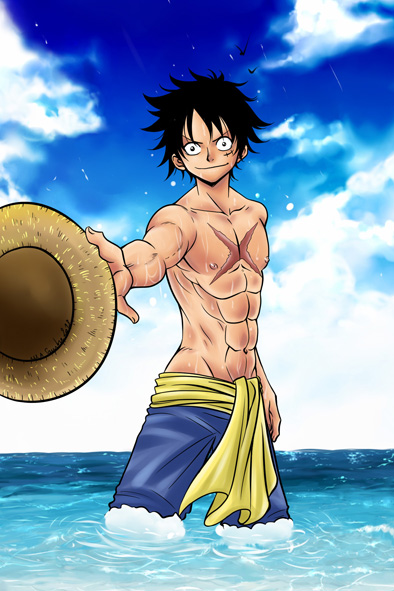 Luffy  ONE PIECE by Dragon--anime on DeviantArt