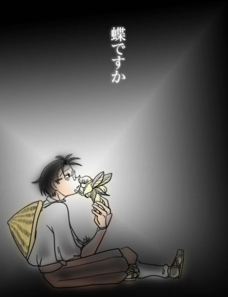 Hasumi and the Butterfly by liliy
