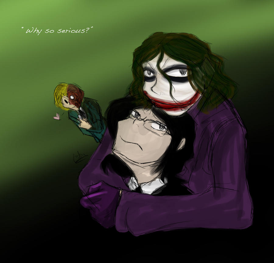 Joker Scarecrow Two-Face by liliy