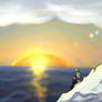 WaM - Sunset on an Iceberg