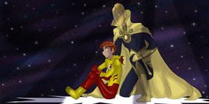 DC - Kid Flash and Dr. Fate
