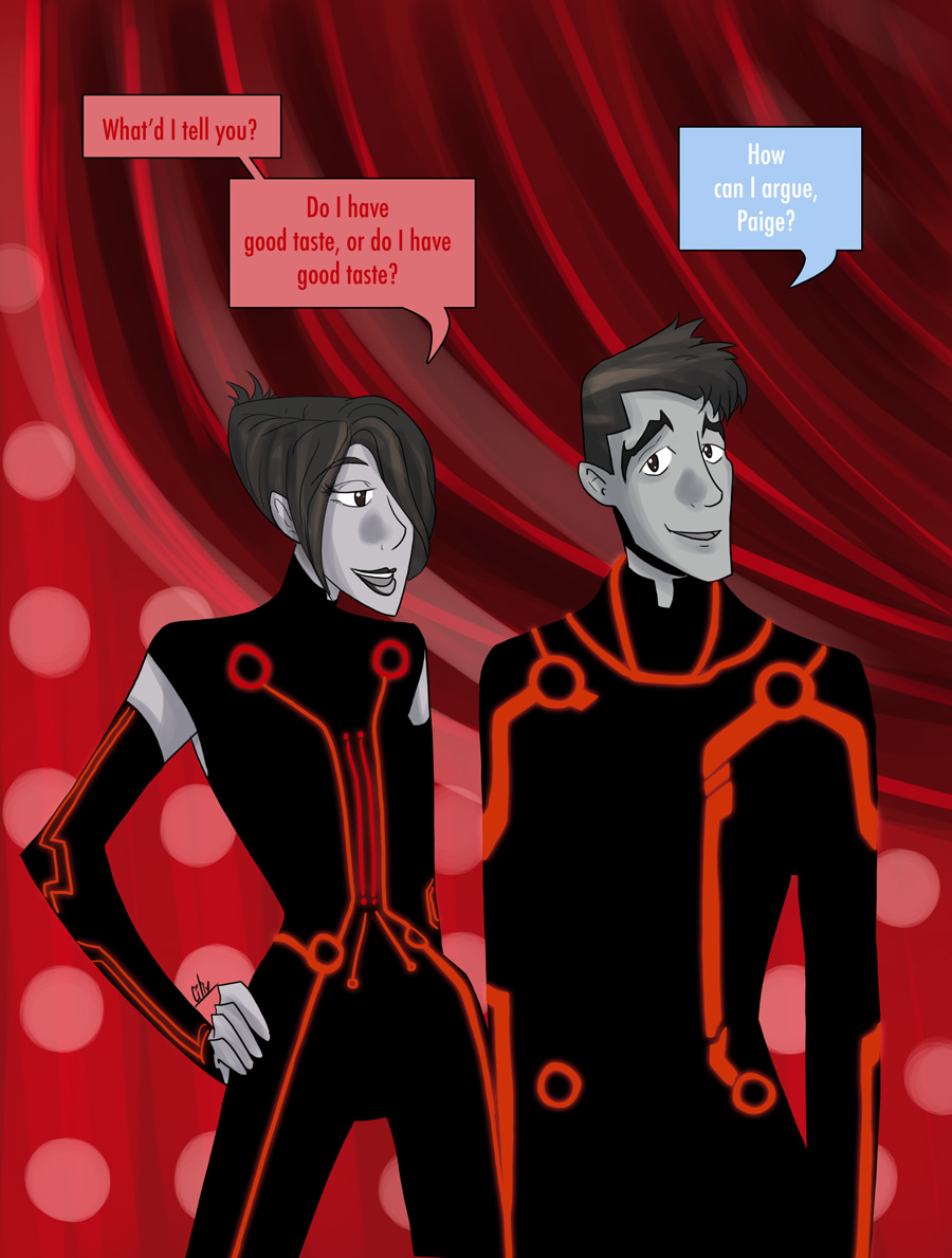 Tron - Paige and Sentry Beck