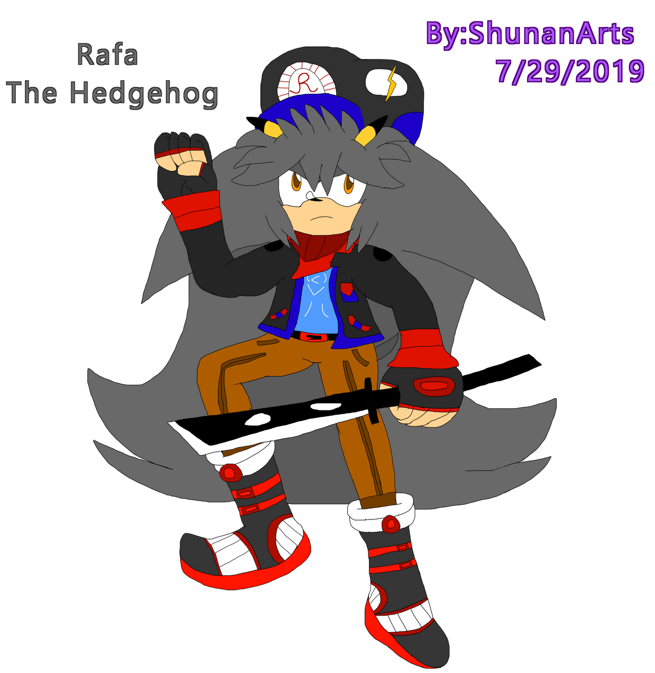 New Design Rafa The Hedgehog by ShunanArts on DeviantArt