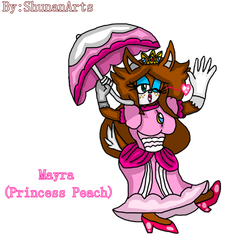 Mayra (Princess Peach cosplay)