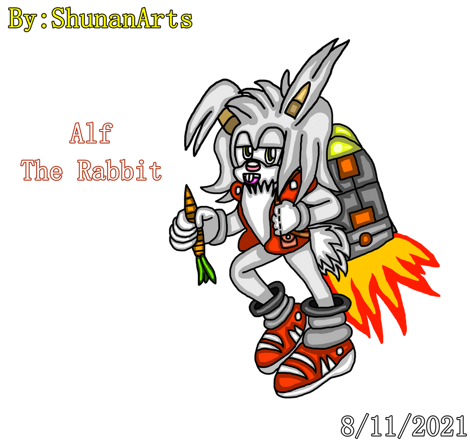 Dalf Rabbit Alf The Rabbit by ShunanArts on DeviantArt