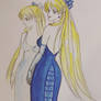 Minako Aino blue dress