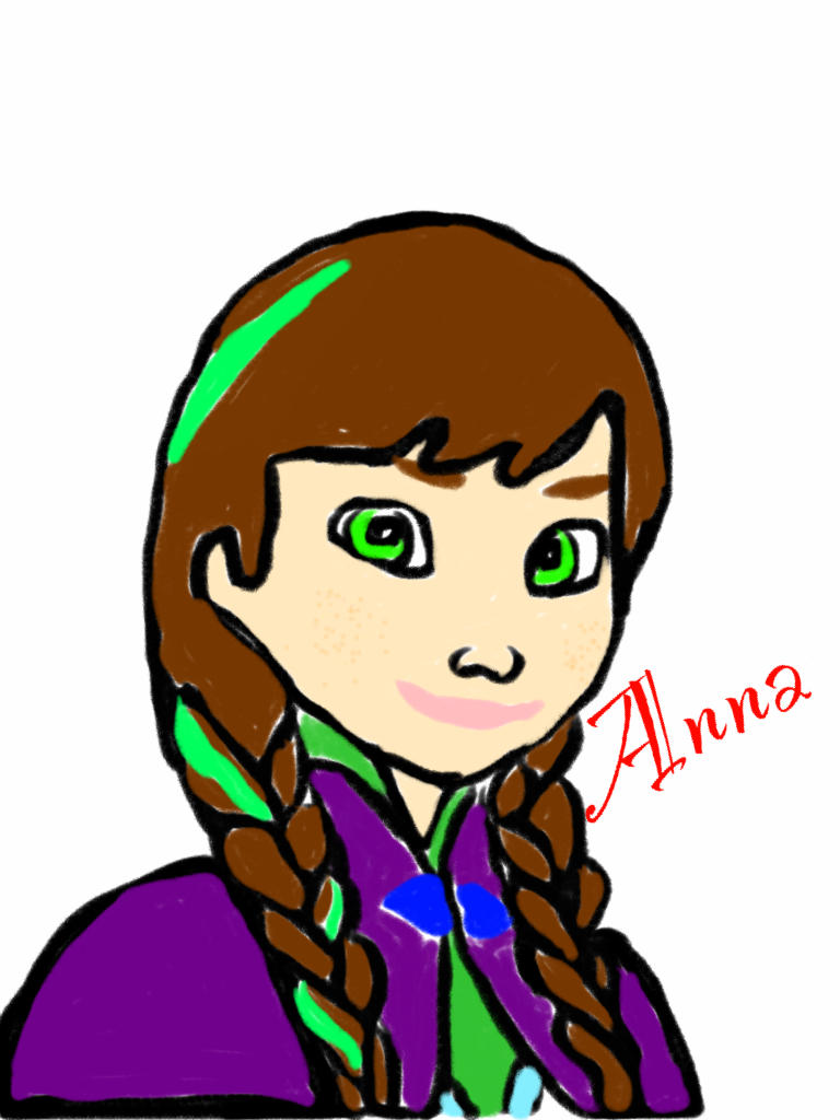 Anna by ElsaHerrondale on DeviantArt