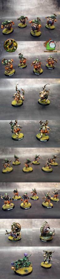 Nurgle Rotters Blood Bowl Team