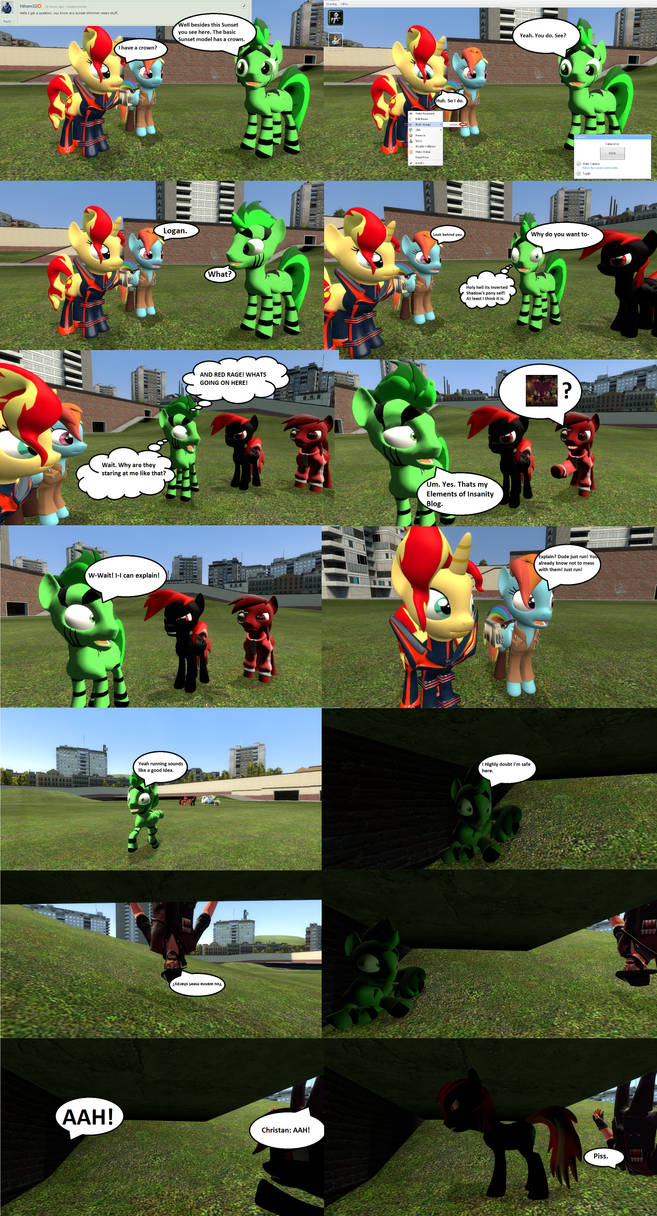 Mlp Red Rage Logan faces Pony TIShadster and Red Rage by ninjagreen99 on DeviantArt