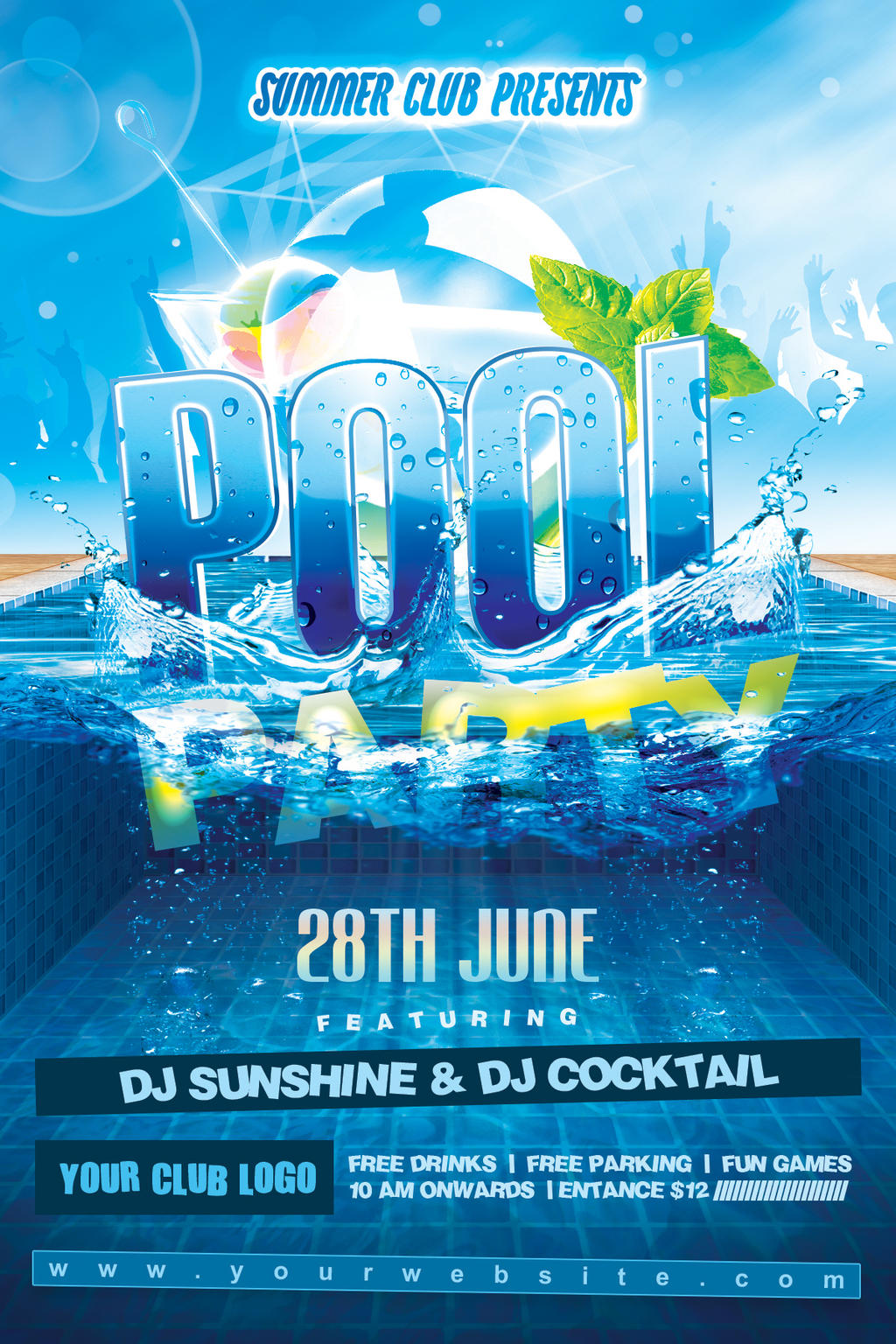 Summer Bash Pool Party How To Throw The Perfect End of Summer Pool