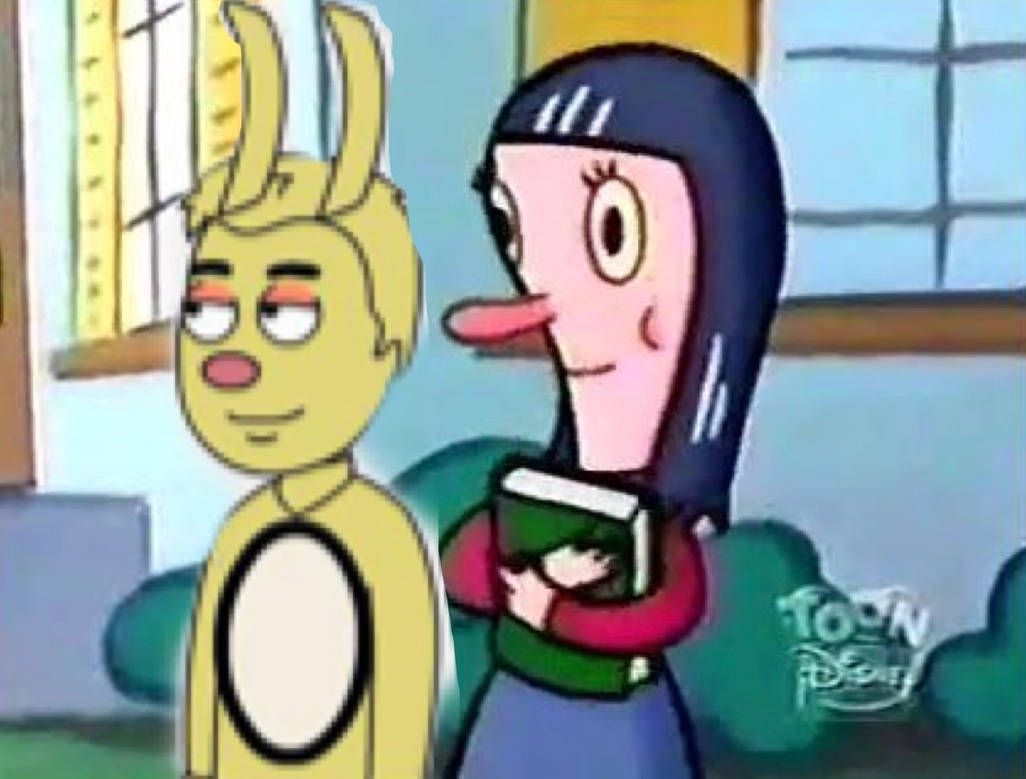 Rabbit and Leslie dunkling teachers pet 2000 by jbooiitddaa on DeviantArt