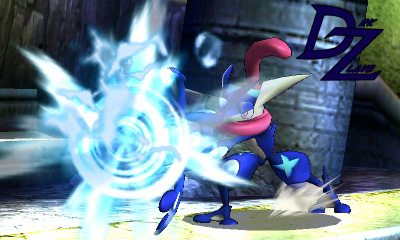 Greninja use Aura Sphere