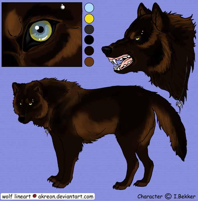 Jason Feral Wolf Form - colour