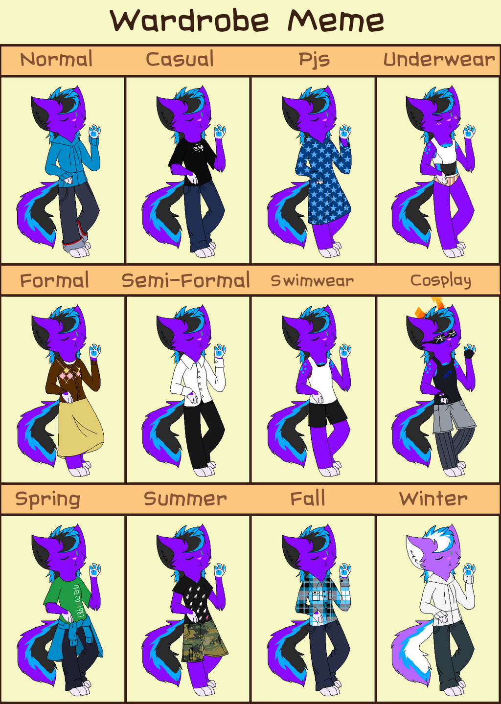 Blue Robe Meme Wardrobe meme by Pachirisupaw on DeviantArt