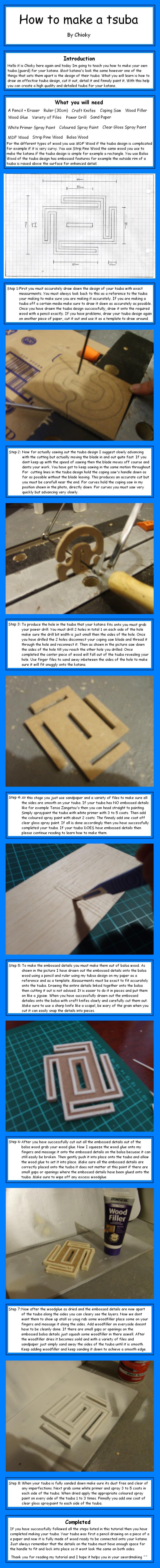 How to make a Tsuba