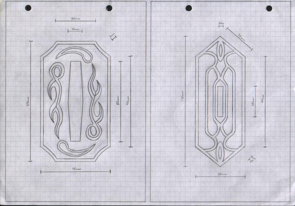 Zanpakuto Tsuba Designs: Pt 11