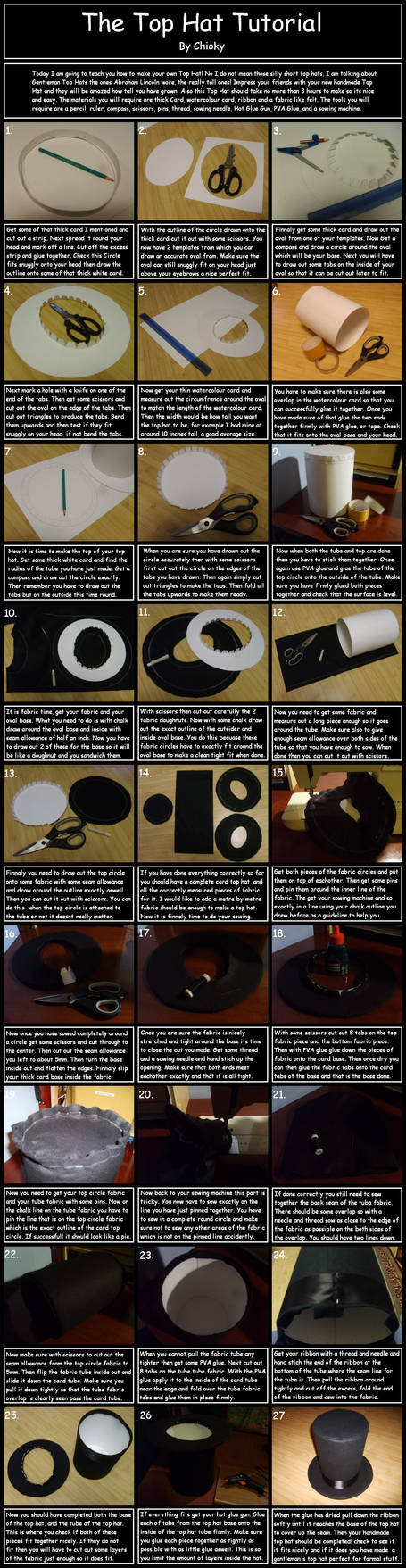 The Tip Top Hat Tutorial by chioky
