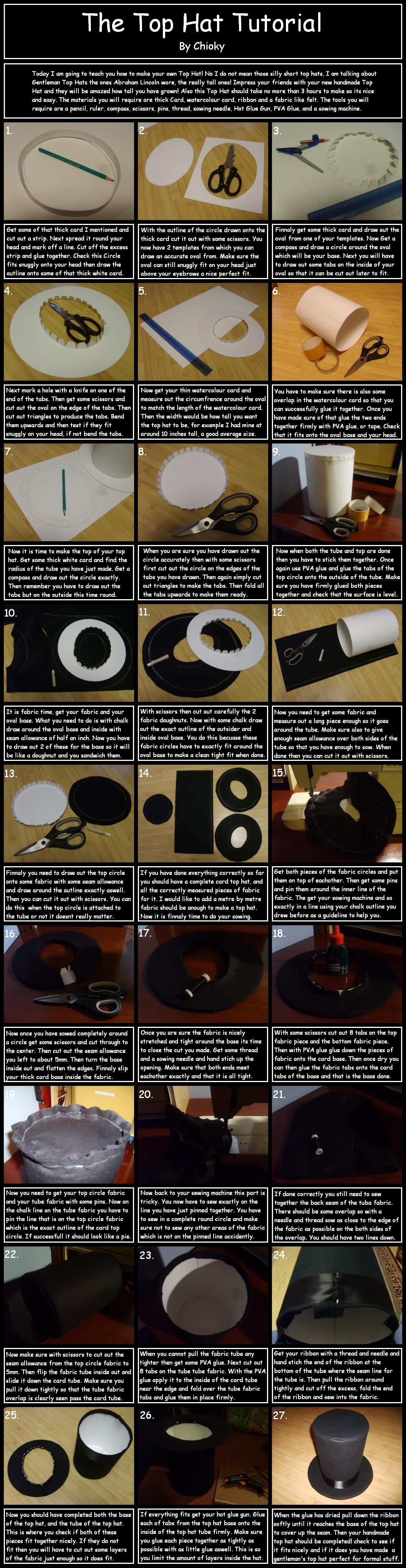 The Tip Top Hat Tutorial by chioky