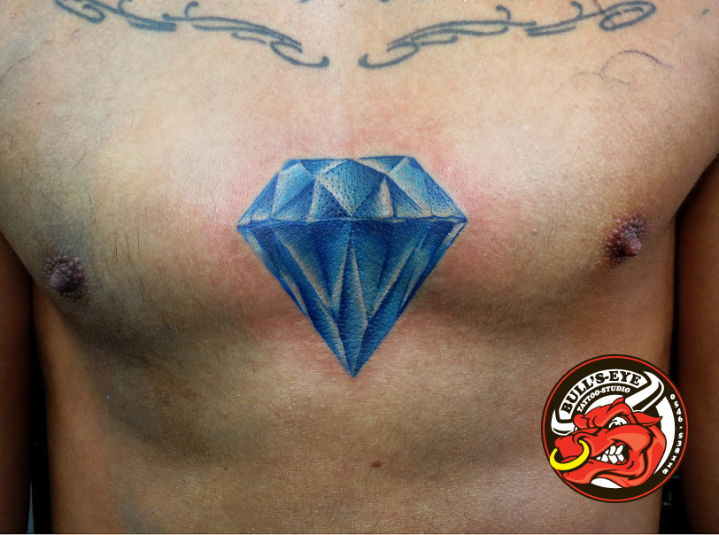 Blue Diamond Tattoo