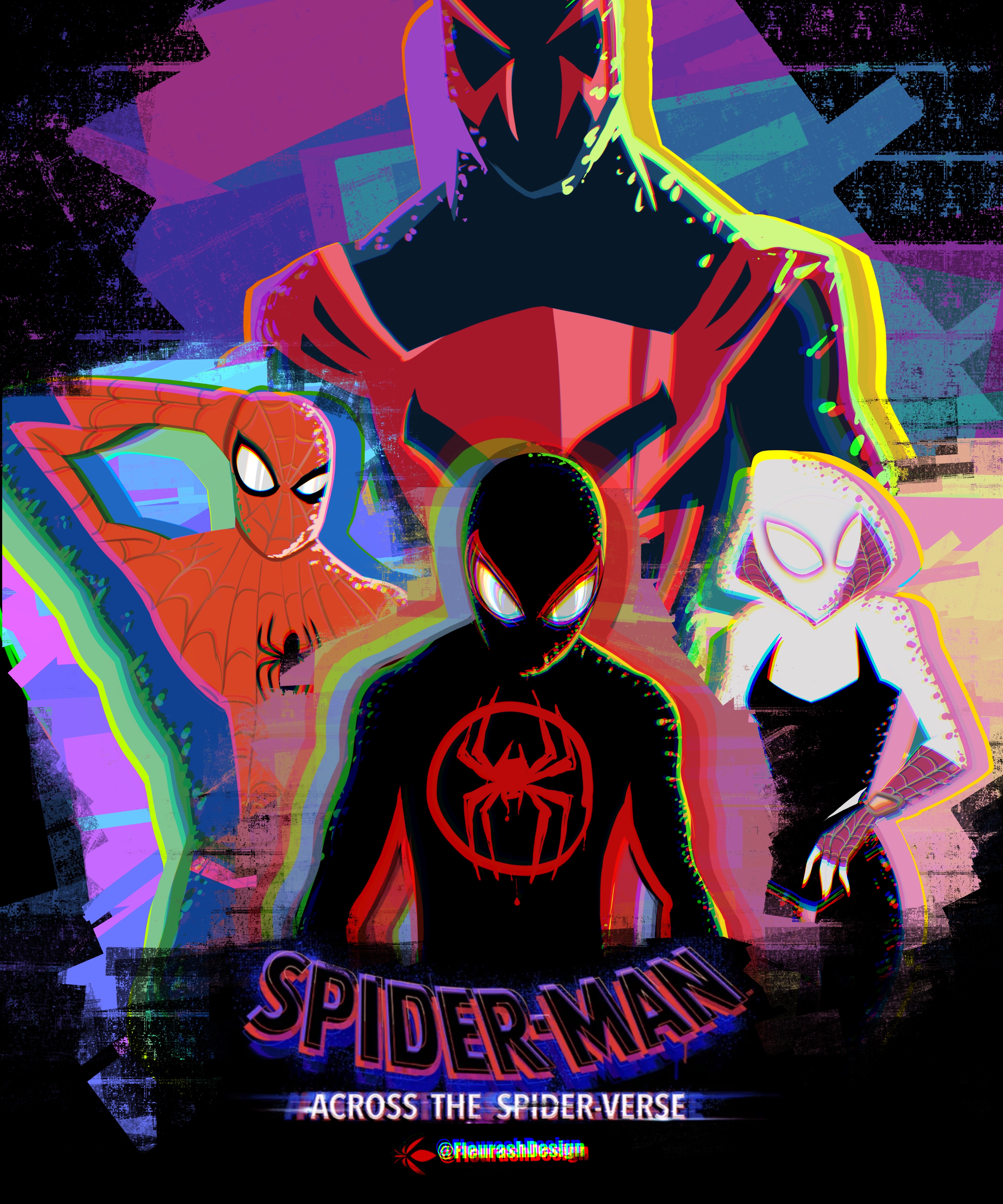 Spider-Man: Across the Spider-verse (Poster) by Axellmejiart on