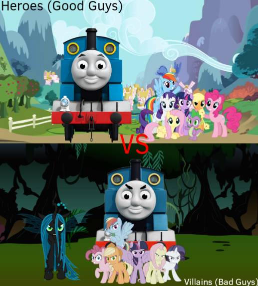 Thomas And Mane 6 VS Mean Thomas And Mean 6 By Danicakania2005 On thomas-and-mane-6-vs-mean-thomas-and-mean-6-by-danicakania2005-on