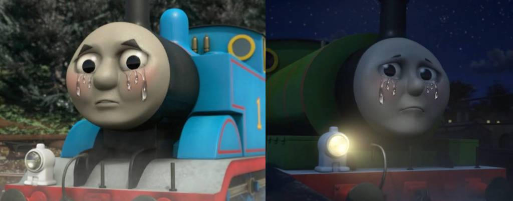 Thomas and Percy crying by danicakania2005 on DeviantArt