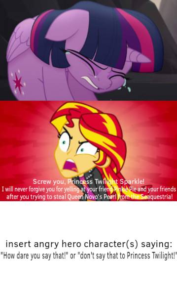 Who save Twilight from Evil Sunset Shimmer