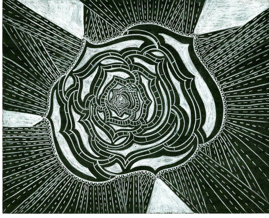 Inverted Rose by BessMakesThings on DeviantArt