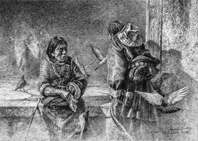 Locals at Labrang Temple