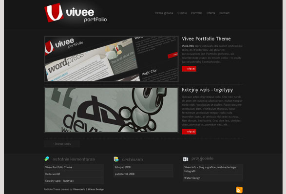 Vivee Free Wordpress Theme