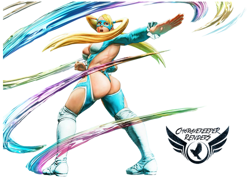 Rainbow Mika (Street Fighter V) Render