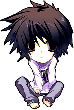 Chibi Ryuzaki/L - Death Note by KiriaEternaLove on DeviantArt