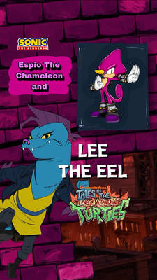 Espio the Chameleon and Lee the eel TMNT