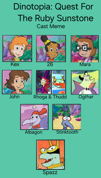 Dinotopia X Cyberchase Recast Meme