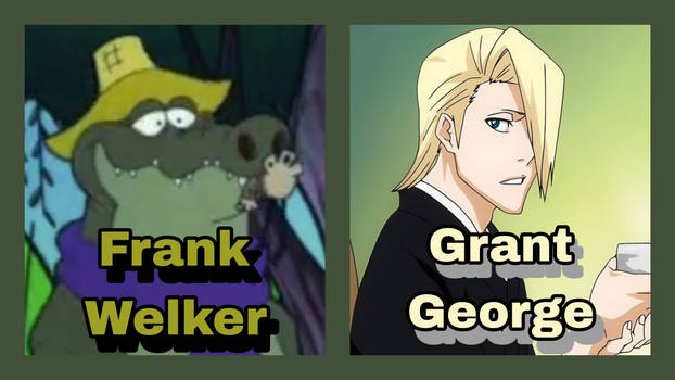 Izuru Kira and Steve The Alligator 101 Dalmatians